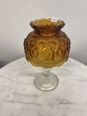 Vintage L.E. Smith fairy lamp